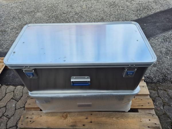Alukiste Alubox Feuerwehr Transportbox Kiste Typ 6 mit Trennwand 80x40x30